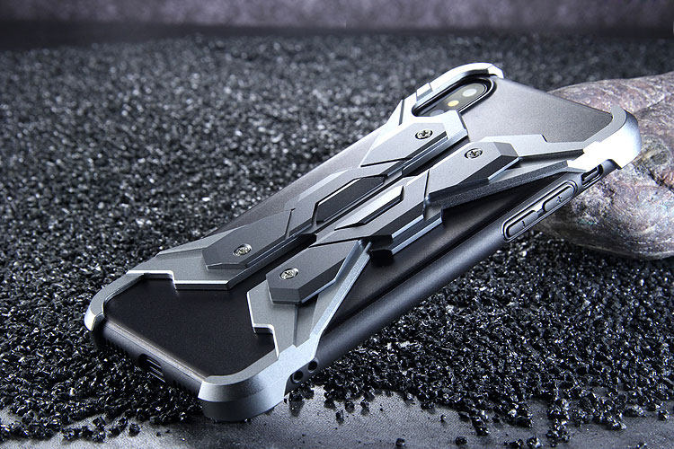 Luphie Neo Armor EVA Wings Shockproof TPU Metal Case Cover for Apple iPhone X