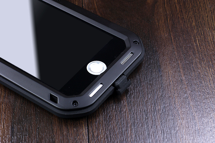 LOVE MEI Powerful Water Resistant Shockproof Dust/Dirt/Snow Proof Aluminum Metal Outdoor Gorilla Glass Heavy Duty Case Cover for Apple iPhone 7 Plus & iPhone 7