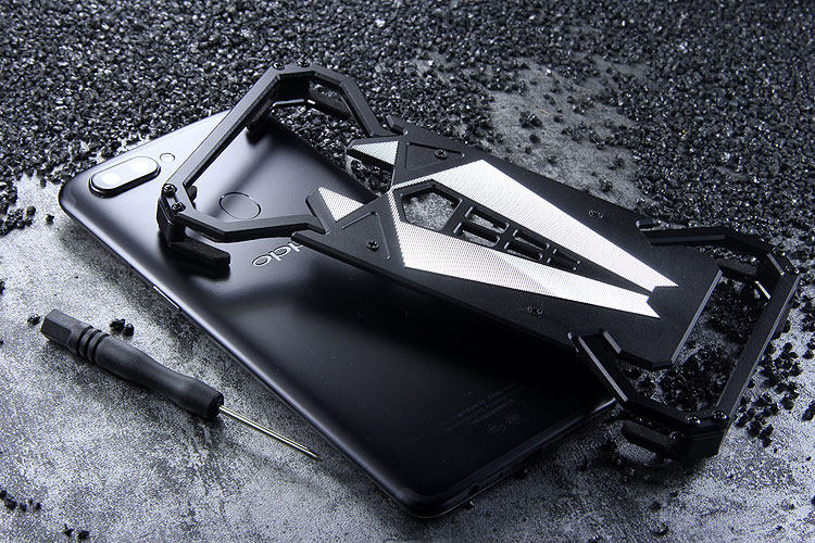 S.CENG Spider-Man Shockproof Aerospace Aluminum Metal Shell Case Cover for OPPO R11s