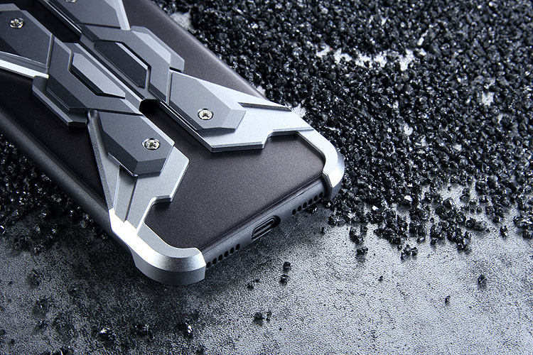 Luphie Neo Armor EVA Wings Shockproof TPU Metal Case Cover for Apple iPhone X