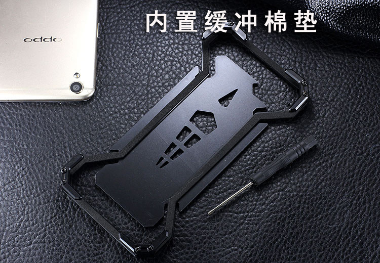 S.CENG Spider-Man Shockproof Aerospace Aluminum Metal Shell Case Cover for OPPO R9 & OPPO R9 Plus