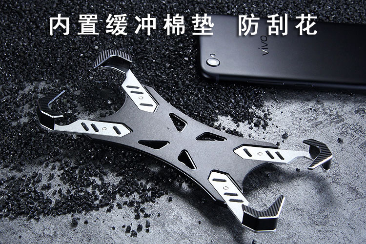 R-Just Blade Master Ring Holder Shockproof Aerospace Aluminum Metal Shell Case Cover for vivo X9s Plus / vivo X9s / vivo X9 Plus / vivo X9 / vivo V5 Plus