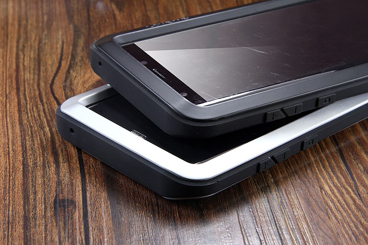 LOVE MEI Powerful Water Resistant Shockproof Aluminum Metal Heavy Duty Case Cover for Samsung Galaxy Note 8