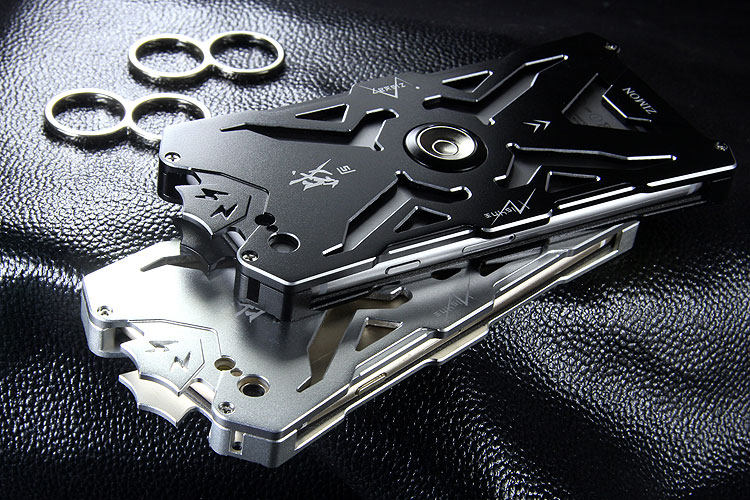 SIMON THOR Magnetic Bracket Aviation Aluminum Alloy Shockproof Armor Metal Case Cover for Apple iPhone 6S Plus / 6S / 6 Plus / 6