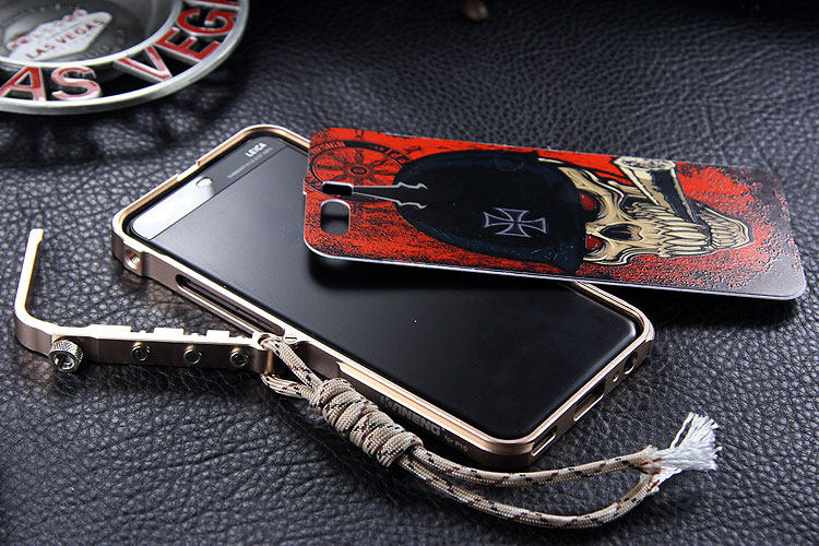 KANENG Mechanical Arm Trigger Aluminum Bumper Metal Frame 3D Cameo Back Cover Case for Huawei P10 & Huawei P10 Plus