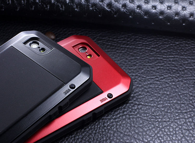 R-Just Extreme Premium Protection System Aluminum Heavy Duty Metal Case with Corning Gorilla Glass for Apple iPhone 6S Plus/6 Plus & iPhone 6S/6