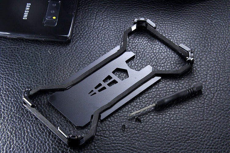 S.CENG Spider-Man Shockproof Aerospace Aluminum Metal Shell Case Cover for Samsung Galaxy Note 8