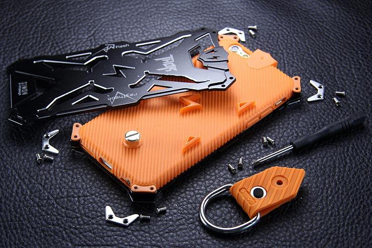 SIMON THOR Outdoor Aviation Aluminum Alloy Rugged Shockproof Armor Metal Case Cover for Apple iPhone 6S Plus/6 Plus & iPhone 6S