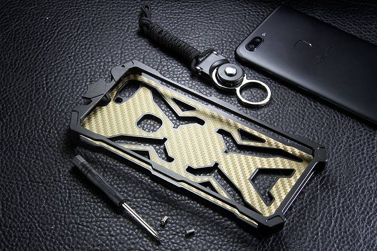 SIMON THOR Magnetic Bracket Aviation Aluminum Alloy Shockproof Armor Metal Case Cover for vivo X20 Plus & vivo X20