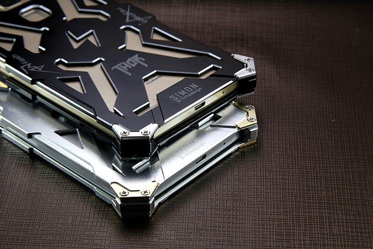 SIMON THOR Aviation Aluminum Alloy Shockproof Armor Metal Case Cover for Huawei  Mate 8 & Huawe Mate 7 & Huawei Mate S