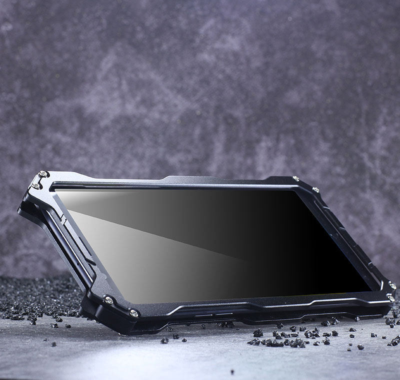 R-Just Batman Shockproof Aluminum Shell Metal Case with Custom Stent for OPPO R11s Plus & OPPO R11s