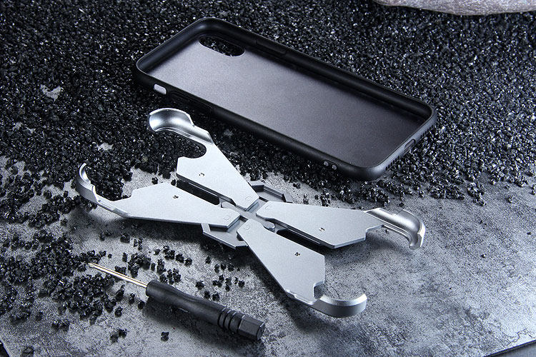 Luphie Neo Armor EVA Wings Shockproof TPU Metal Case Cover for Apple iPhone X