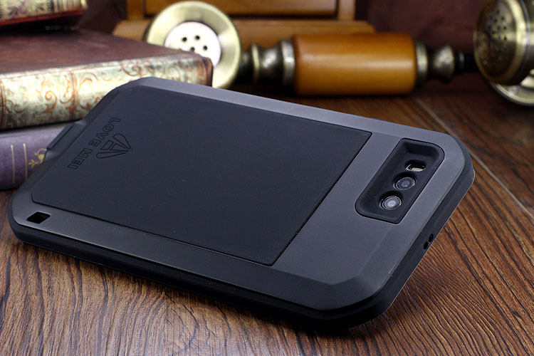 LOVE MEI Powerful Water Resistant Shockproof Dust/Dirt/Snow Proof Aluminum Metal Outdoor Heavy Duty Case Cover for Xiaomi Mi 6