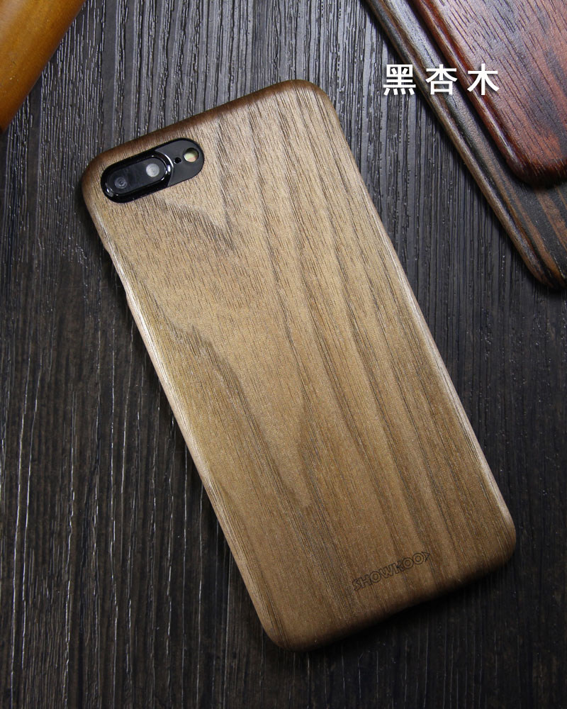 SHOWKOO Kevlar Natural Wood Ultra Slim Case Cover for Apple iPhone 8 Plus & iPhone 8 & iPhone 7 Plus & iPhone 7