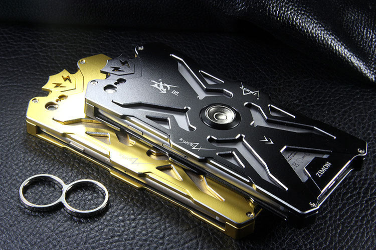 SIMON THOR Magnetic Bracket Aviation Aluminum Alloy Shockproof Armor Metal Case Cover for Apple iPhone 6S Plus / 6S / 6 Plus / 6