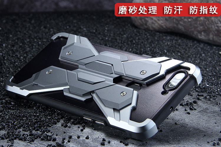 Luphie Neo Armor EVA Wings Shockproof TPU Metal Case Cover for OPPO R11s & OPPO R11s Plus