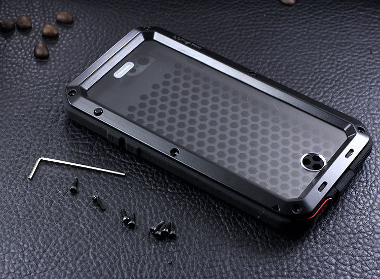 R-Just Extreme Premium Protection System Aluminum Heavy Duty Metal Case with Corning Gorilla Glass for Apple iPhone 6S Plus/6 Plus & iPhone 6S/6