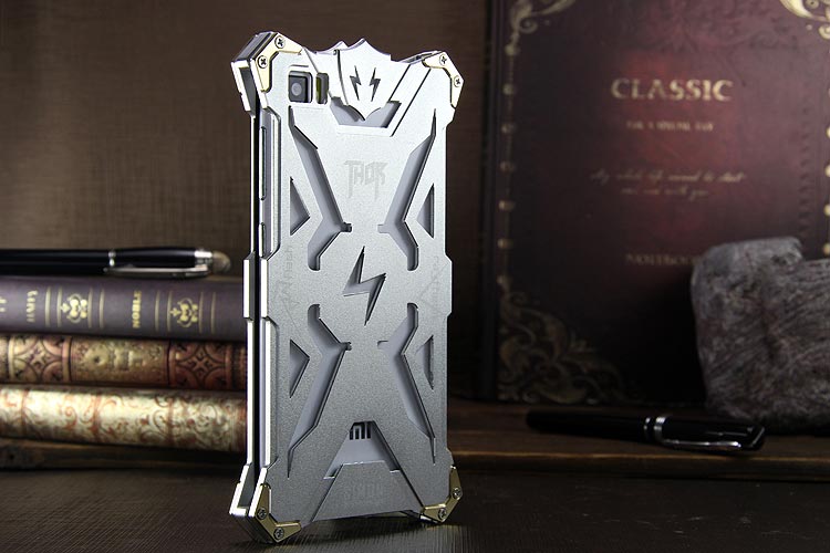 SIMON THOR Aviation Aluminum Alloy Shockproof Armor Metal Case Cover for Xiaomi Mi 3