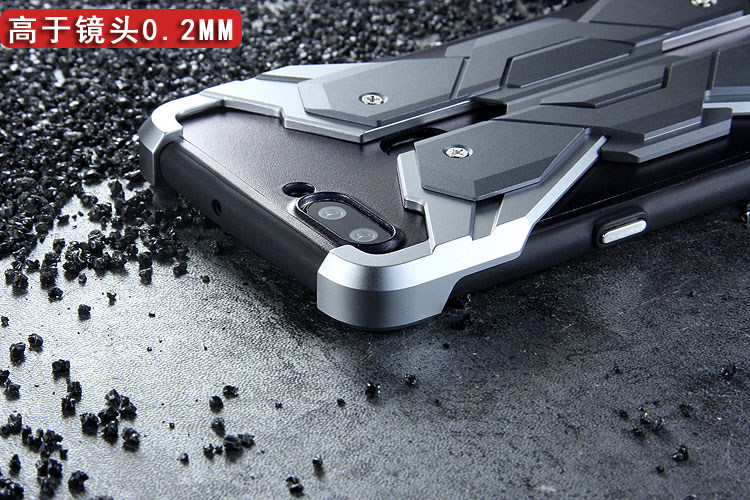 Luphie Neo Armor EVA Wings Shockproof TPU Metal Case Cover for OPPO R11s & OPPO R11s Plus