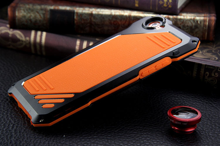 R-Just 3 in 1 Fisheye+Macro+Wide Angle Camera Lens IP54 Waterproof Dustproof Shockproof Silicone Aluminum Metal Heavy Duty Case Cover for Apple iPhone 6S Plus/6 Plus & iPhone 6S/6 & iPhone SE/5S/5