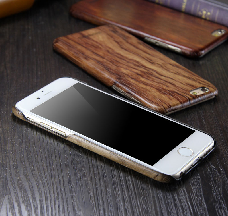SHOWKOO Kevlar Natural Wood Ultra Slim Case Cover for Apple iPhone 6S Plus/6 Plus & iPhone 6S/6
