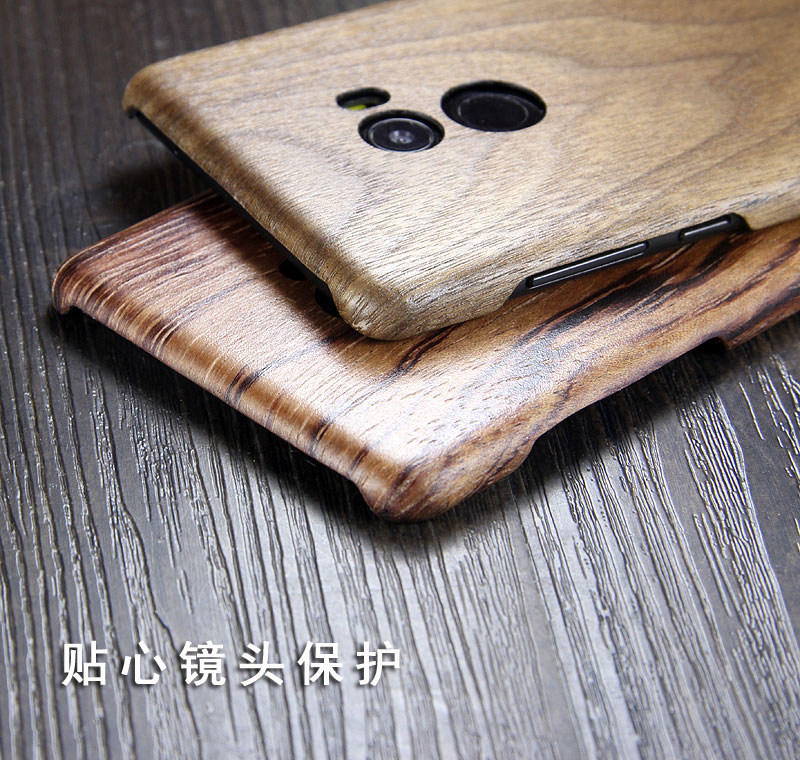 SHOWKOO Kevlar Natural Wood Ultra Slim Case Cover for Xiaomi Mi MIX 2