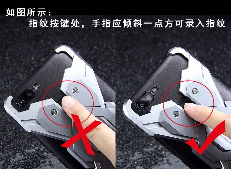 Luphie Neo Armor EVA Wings Shockproof TPU Metal Case Cover for vivo X20 & vivo X20 Plus