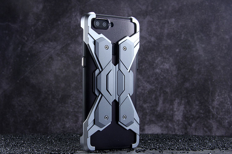 Luphie Neo Armor EVA Wings Shockproof TPU Metal Case Cover for OPPO R11s & OPPO R11s Plus