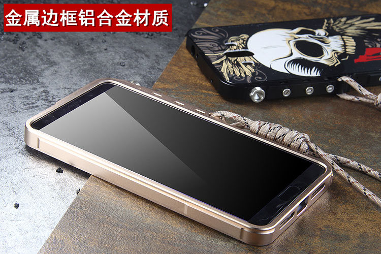 KANENG Mechanical Arm Trigger Aluminum Bumper Metal Frame Case Cover for Huawei Mate 10