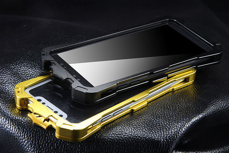 SIMON THOR Aviation Aluminum Alloy Shockproof Armor Metal Case Cover for Apple iPhone X