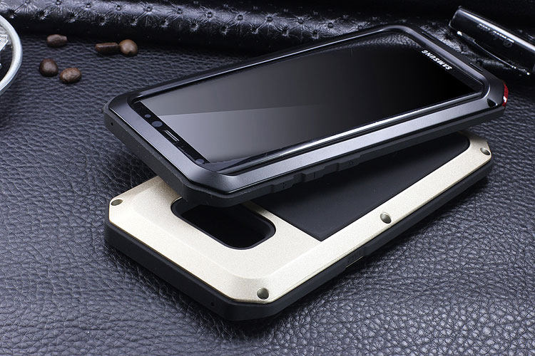 R-Just Extreme Premium Protection System Aluminum Heavy Duty Metal Case for Samsung Galaxy S8 Plus & Galaxy S8
