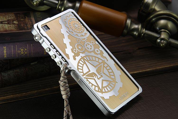 SIMON Mechanical Arm Trigger Aluminum Alloy Metal Bumper Outdoor Case Cover for Huawei P8