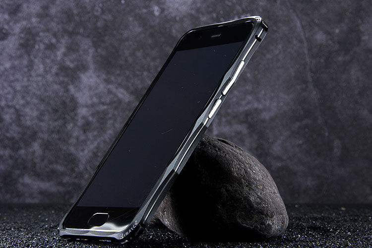 iMatch Slim Light Aluminum Metal Shockproof Bumper Case with Kickstand for Huawei P10 & Huawei P10 Plus