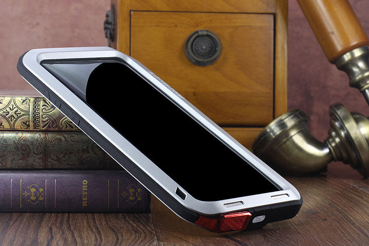 LOVE MEI Powerful Water Resistant Shockproof Dust/Dirt/Snow Proof Aluminum Metal Outdoor Heavy Duty Case Cover for Samsung Galaxy S8 & Samsung Galaxy S8 Plus