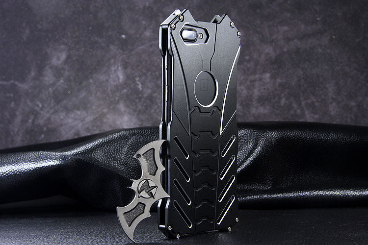 R-Just Batman Shockproof Aluminum Shell Metal Case with Custom Stent for OnePlus 5