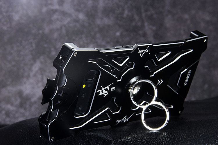 SIMON THOR Magnetic Bracket Aviation Aluminum Alloy Shockproof Armor Metal Case Cover for Samsung Galaxy Note 8