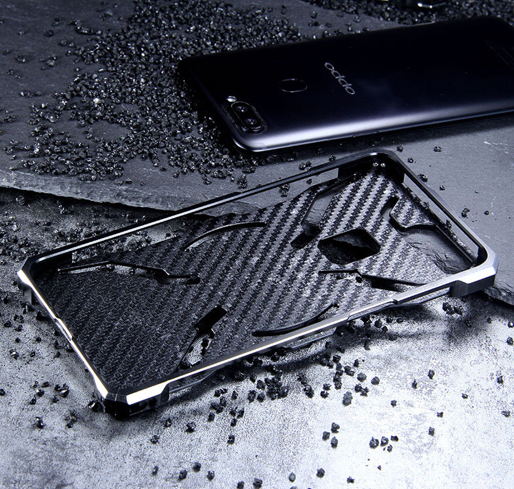 WK Iron Man Military Grade Shockproof Screw-less Metal Case w/ Ring Holder for OPPO R11s Plus & OPPO R11s