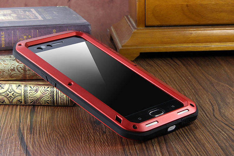 LOVE MEI Powerful Water Resistant Shockproof Dust/Dirt/Snow Proof Aluminum Metal Outdoor Gorilla Glass Heavy Duty Case Cover for OPPO R11 & OPPO R11 Plus