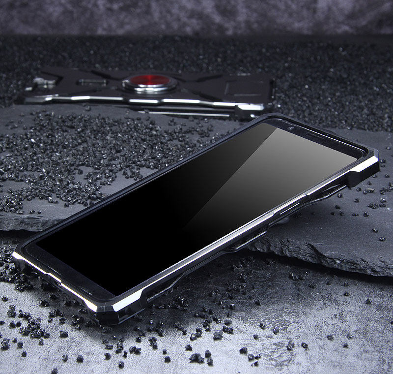 WK Iron Man Military Grade Shockproof Screw-less Metal Case w/ Ring Holder for OPPO R11s Plus & OPPO R11s
