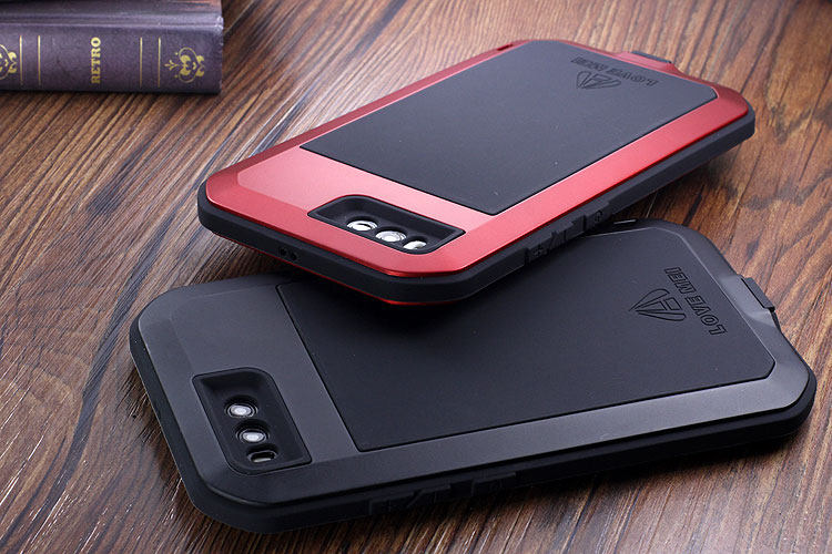 LOVE MEI Powerful Water Resistant Shockproof Dust/Dirt/Snow Proof Aluminum Metal Outdoor Heavy Duty Case Cover for Xiaomi Mi 6