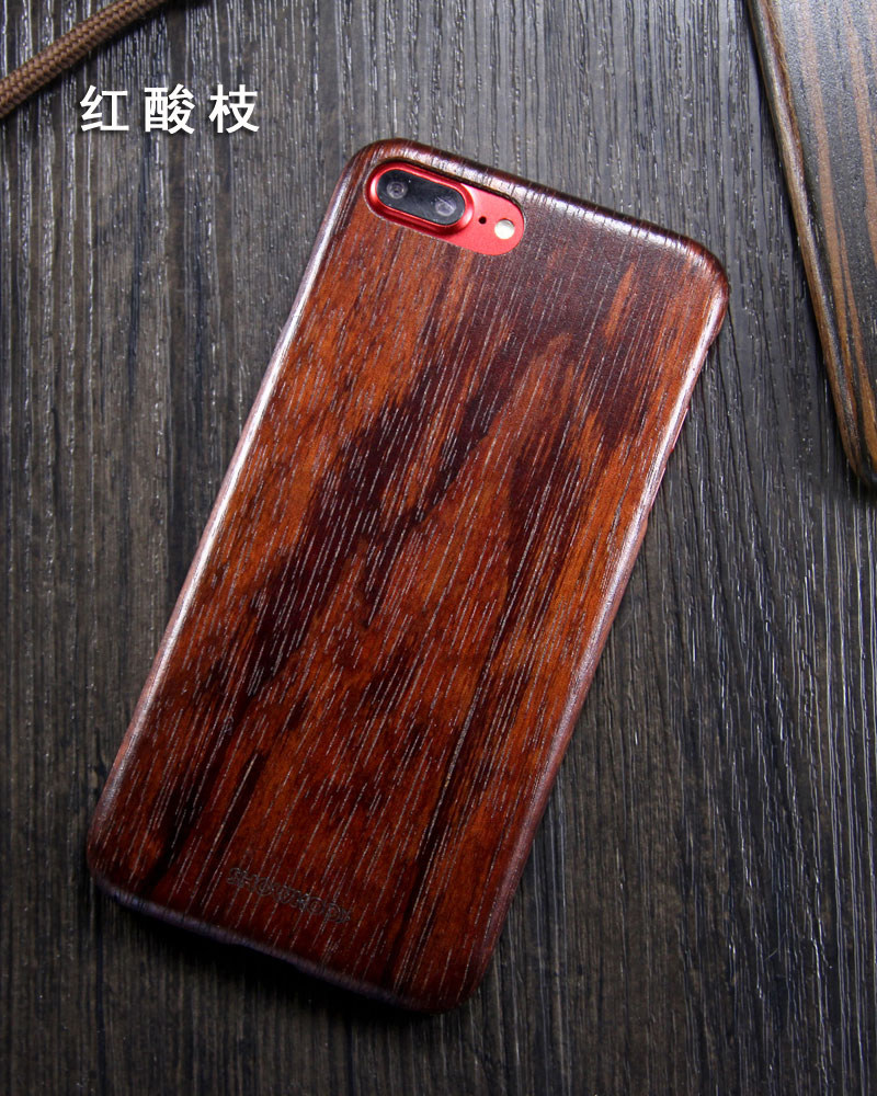 SHOWKOO Kevlar Natural Wood Ultra Slim Case Cover for Apple iPhone 8 Plus & iPhone 8 & iPhone 7 Plus & iPhone 7
