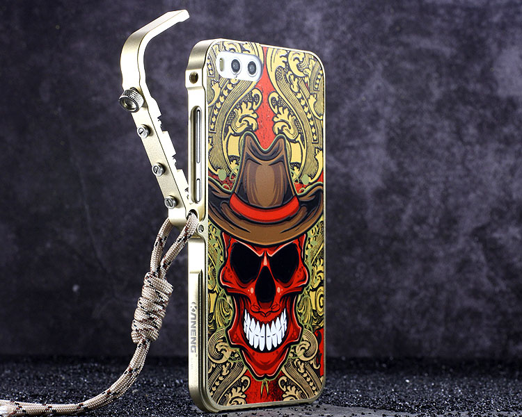 KANENG Mechanical Arm Trigger Aluminum Bumper Metal Frame 3D Cameo Back Cover Case for Xiaomi Mi 6
