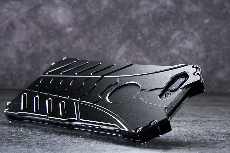 R-Just Batman Shockproof Aluminum Shell Metal Case with Custom Stent for OnePlus 5
