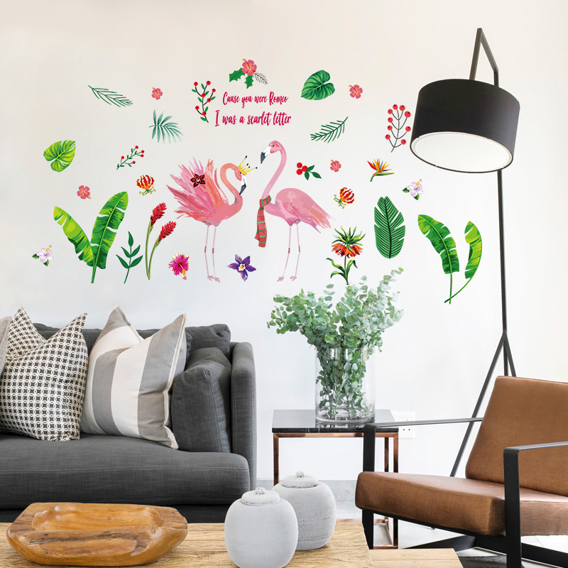 Wall Painting Wallpaper Wall Sticker Self-Adhesive Personality Creative Bedroom Room Wall Cozy Dining Room Adornment Wall Stickler