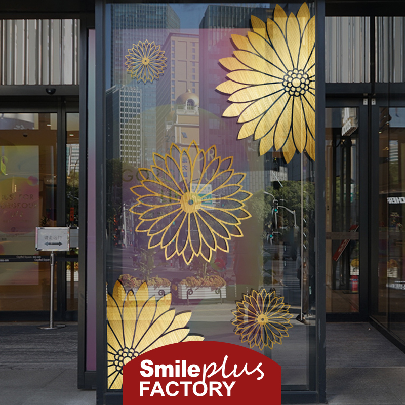 Year of the Ox Shopping mall hotel decoration door stickers Opening shop window stickers Window stickers Glass stickers decoration