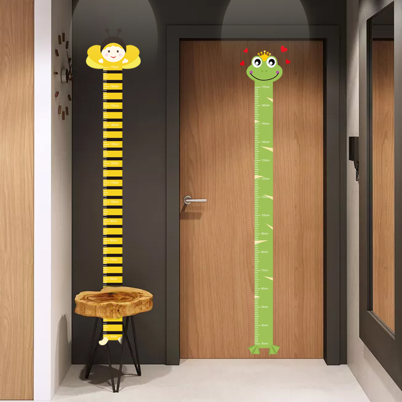 Height wall sticker Home ruler Children's room Bedroom decoration Creative living room Baby quantity Cartoon sticker Self-adhesive removable