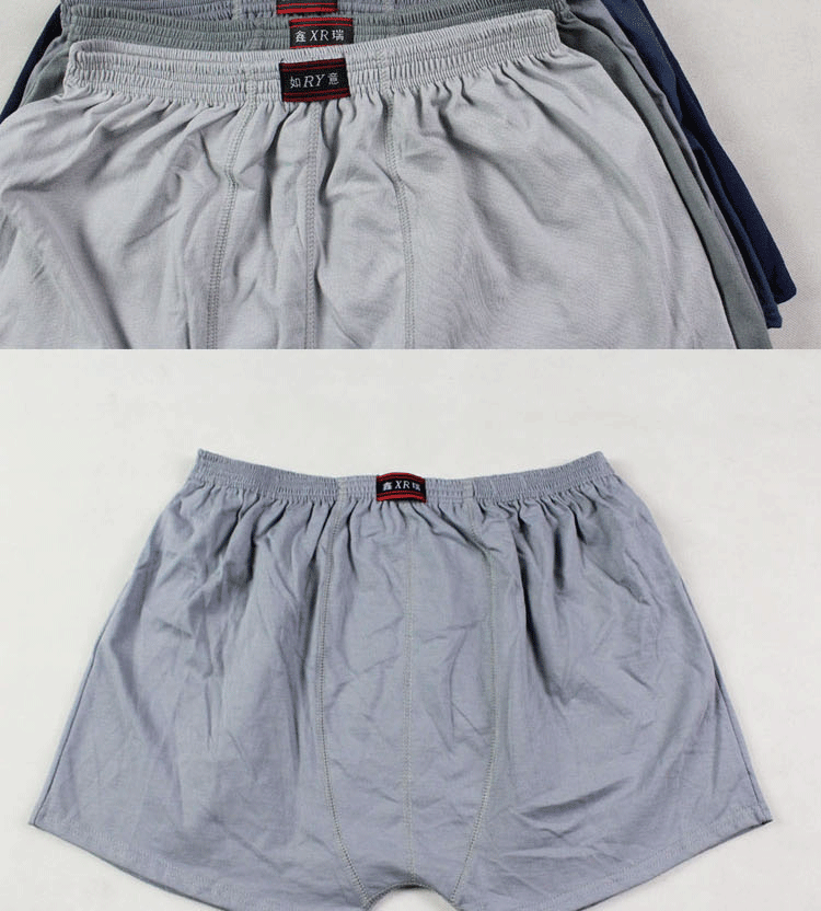 Thêm phân bón để tăng quần lót boxer nam Quần lót cotton cao trung niên Quần boxer nam quần lót ck