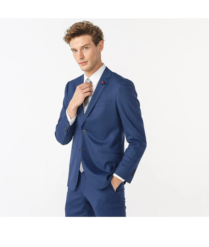 KALTENDIN / Bộ vest nam công sở pha trộn len hai nút áo khoác vest trang trọng - Suit phù hợp