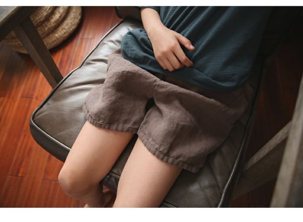 Mùa hè mới quần áo trẻ em quần short trẻ em lanh quần áo bé trai và bé gái giặt quần cotton và quần lanh nóng năm điểm fan hâm mộ văn học - Quần quần áo trẻ em giá sỉ