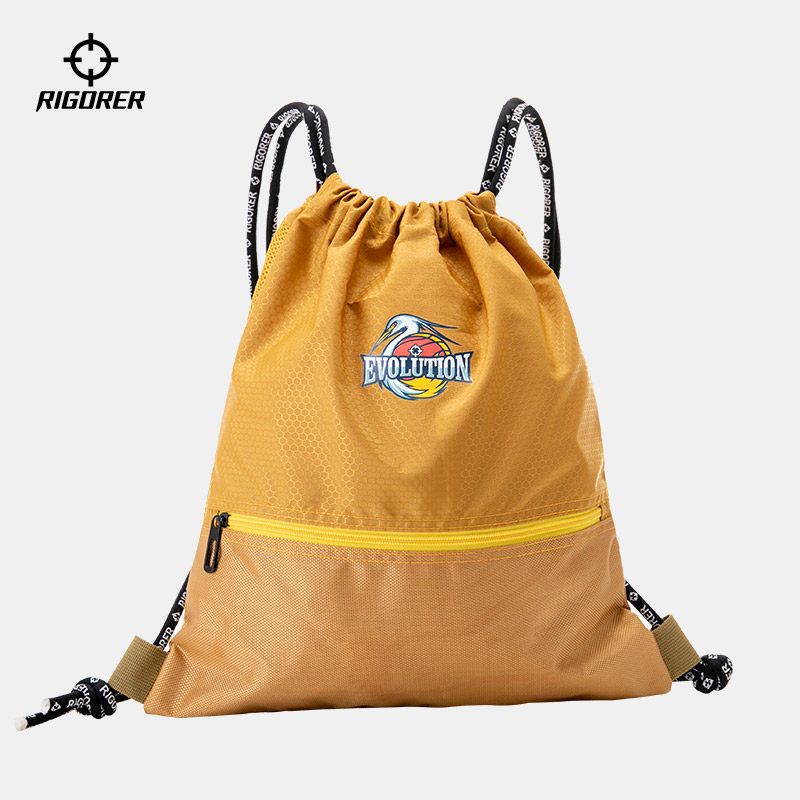 Basketball bag Children's training bag bag Single shoulder sports net pocket Football ball pocket Hollow drawstring ball bag